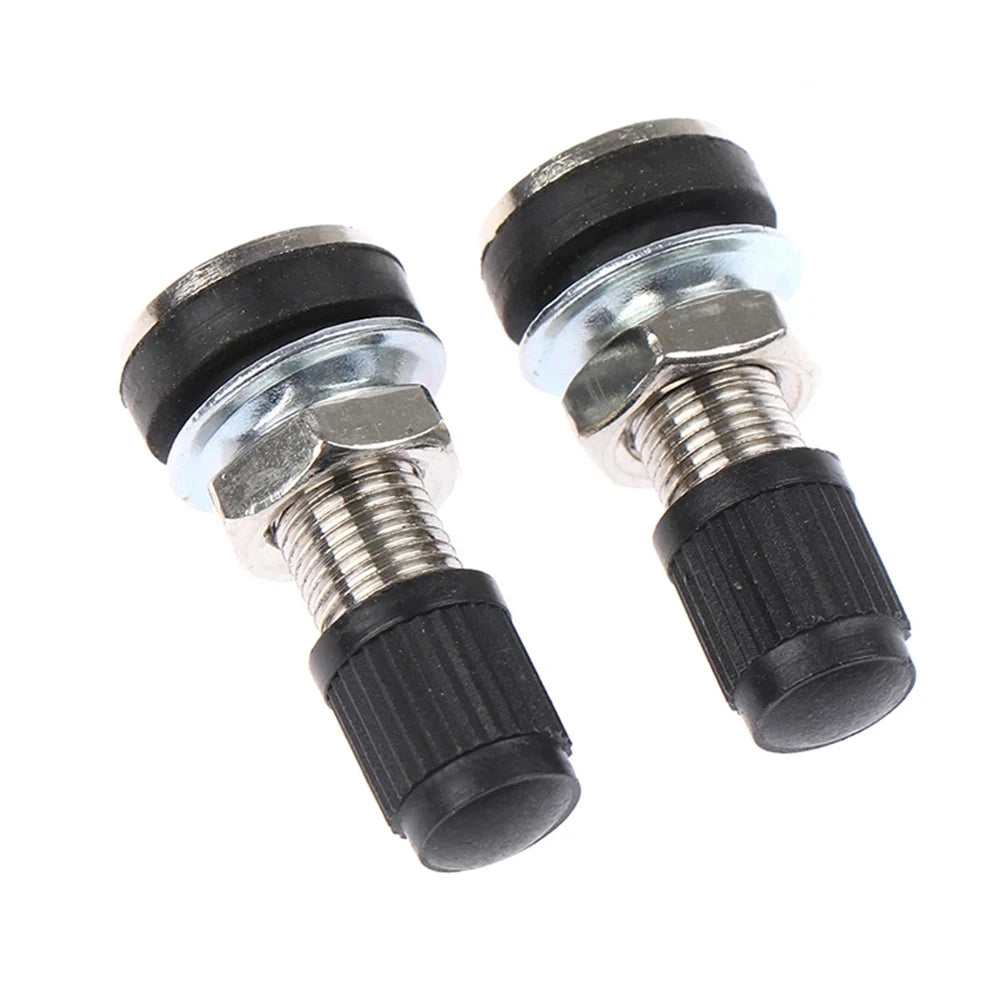 Zinc Alloy MTB Schrader Valve – Bike Tire Air Valve 2pcs Bicycle Tire Valve PLUSH