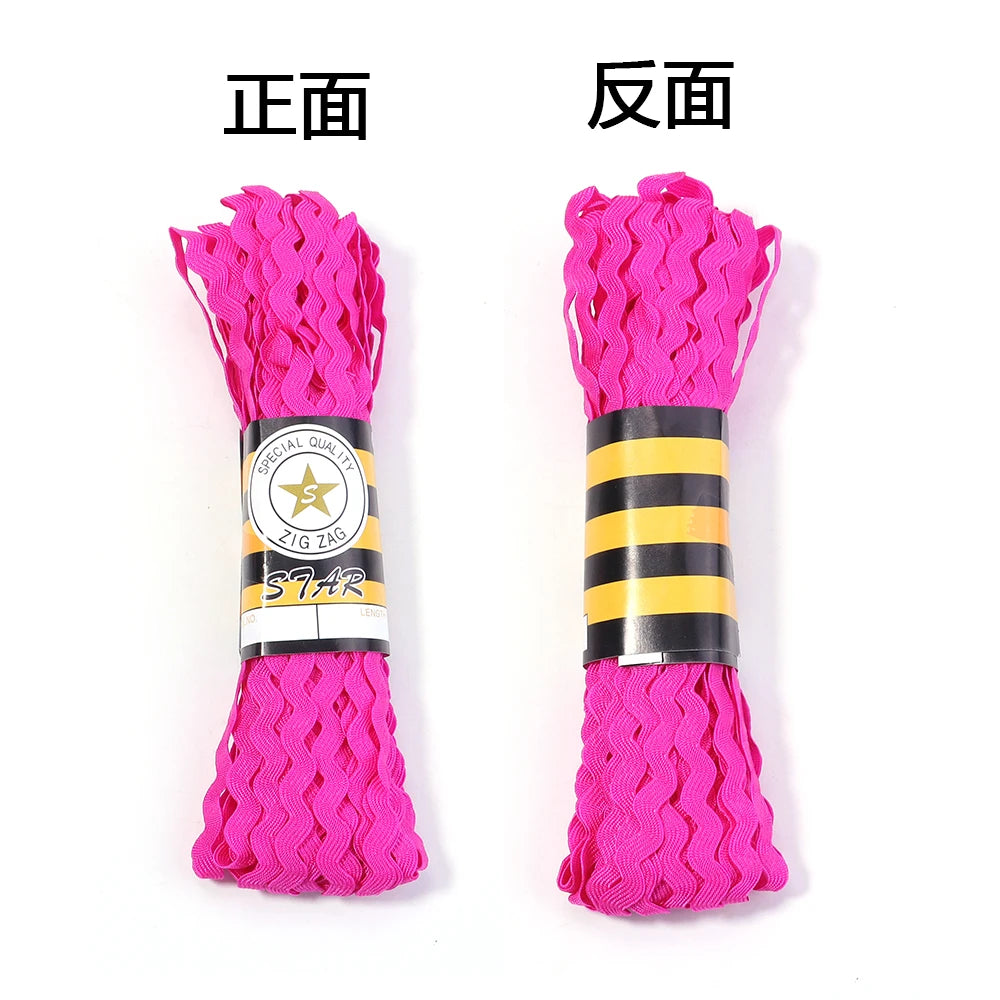15 Yards 5cm Ric Rac Zig Zag Trim Ribbon – DIY Craft Sewing Ric Rac Trim Ribbon PLUSH