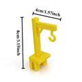 Crane Tea Bag Holder Clip – Cute Silicone Mug Accessory Tea Bag Clip PLUSH Yellow 1PC