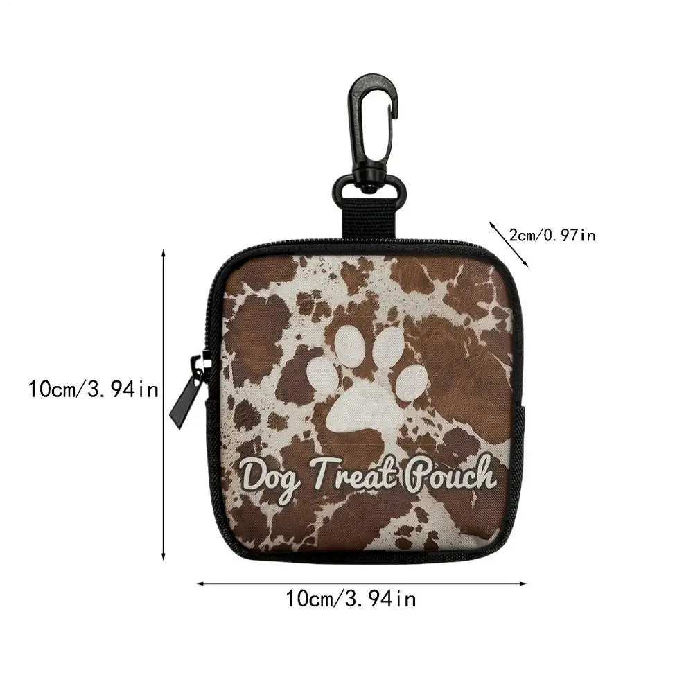 Portable Dog Treat Training Bag – Linen Reward Pouch Dog Treat Pouch PLUSH B