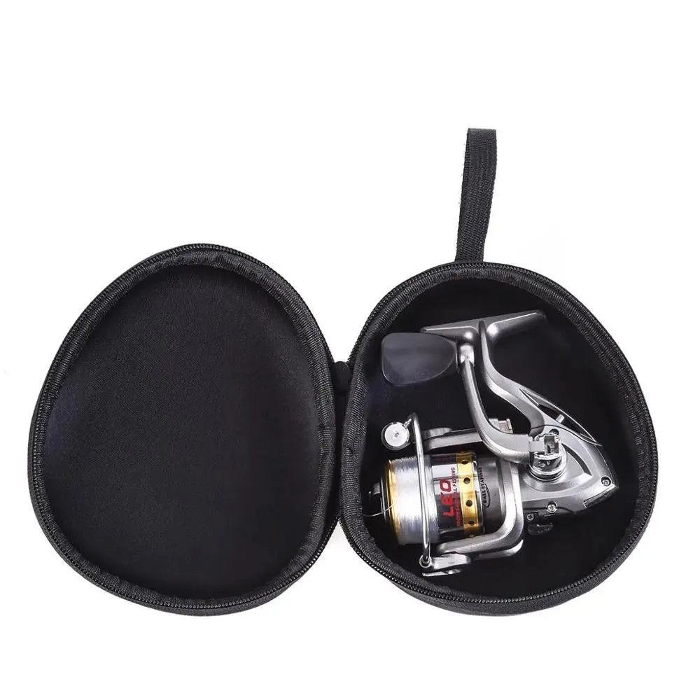 Fishing Reel Bag – EVA Padded Nylon Protective Case Fishing Reel Bag PLUSH
