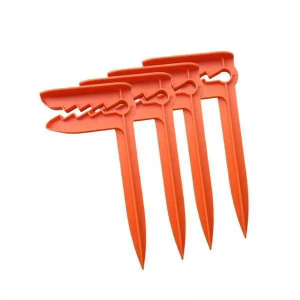 Windproof Beach Towel Anchor Stakes & Sand Clips – 4pcs Beach Towel Clips PLUSH