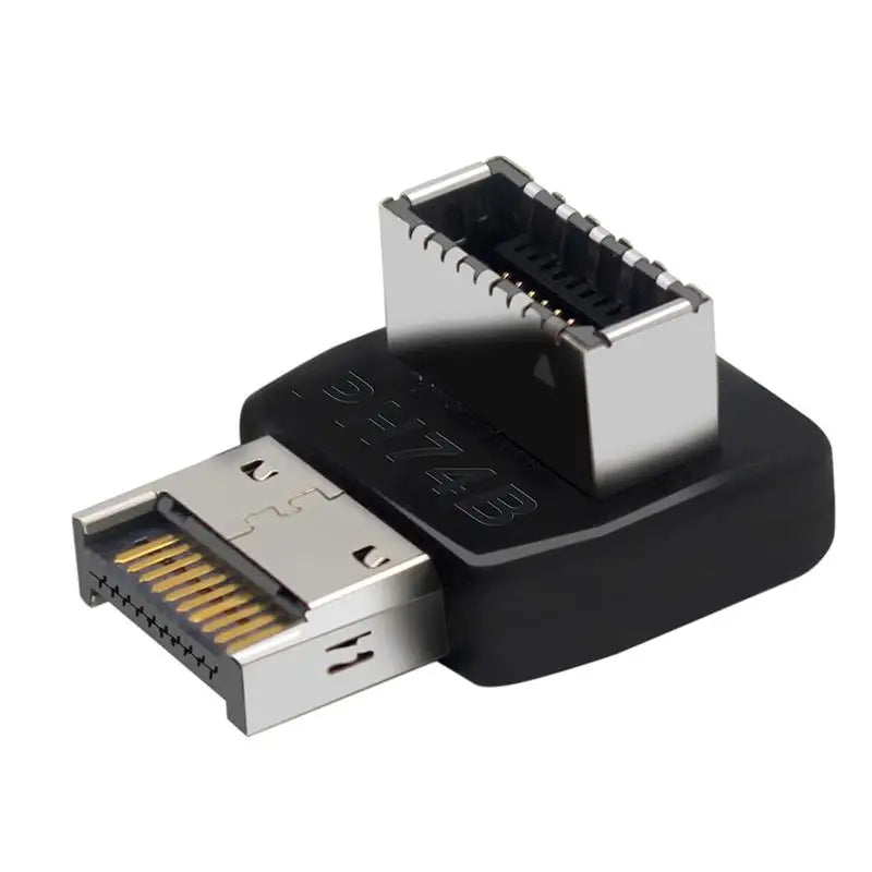 USB 3.1 Type-E 90° to Type-C Header Adapter for PC Motherboard PC Header Adapter PLUSH A2 1PC