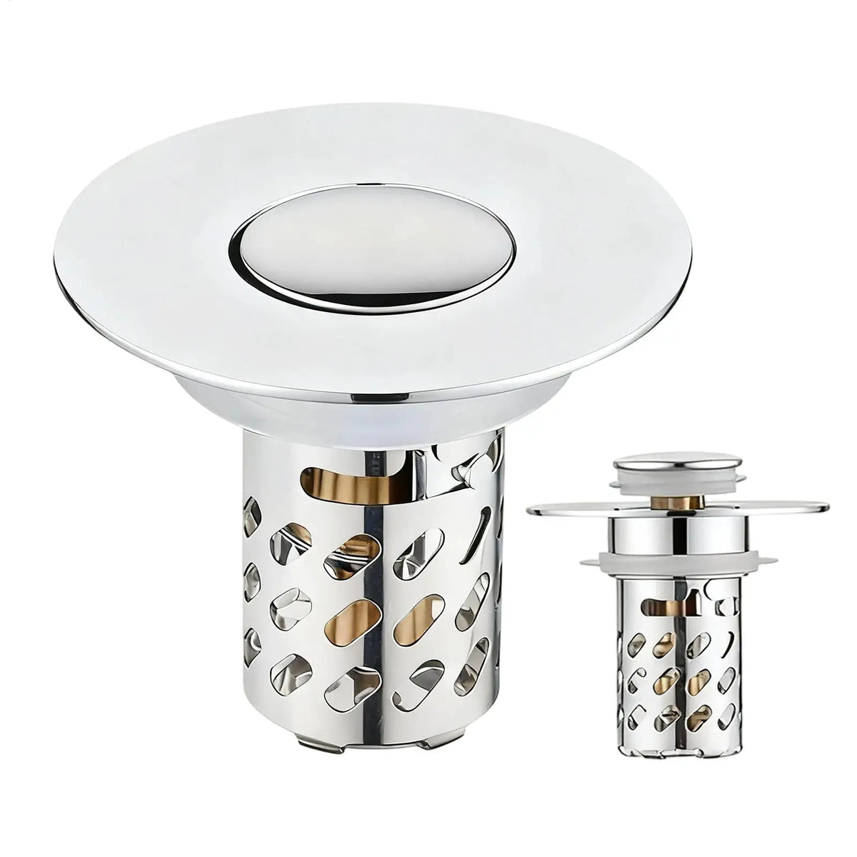 Pop-Up Sink Drain Strainer with Hair Catcher & Filter Sink Drain Strainer PLUSH