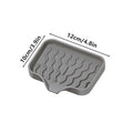 Silicone Sink Mat – Self-Draining Soap Dish & Sponge Holder Silicone Sink Mat PLUSH Gray