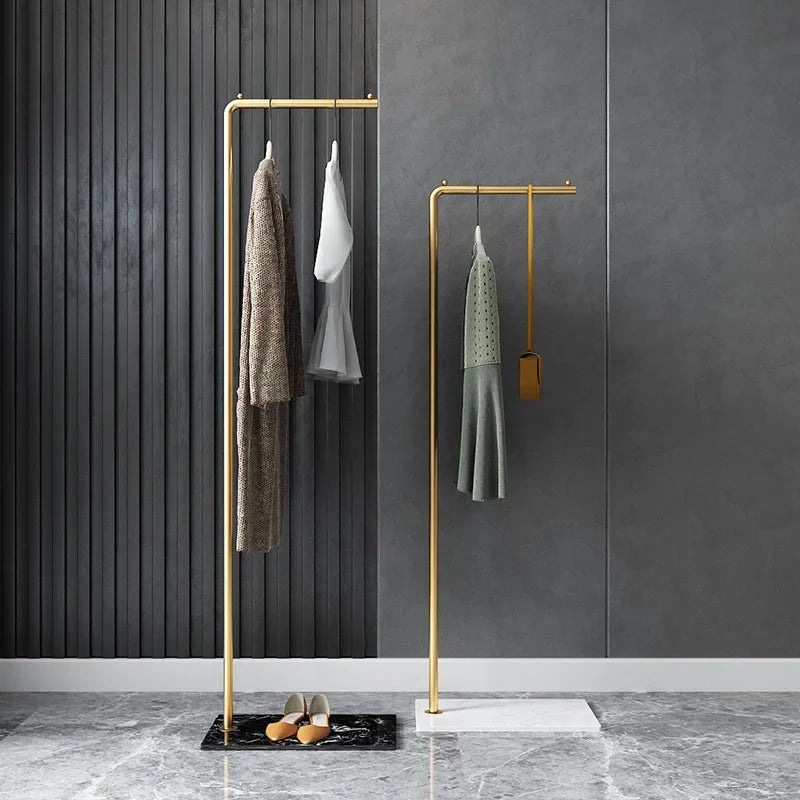 Scandinavian Metal Valet Stand – Freestanding Suit & Clothing Rack Valet Stand PLUSH