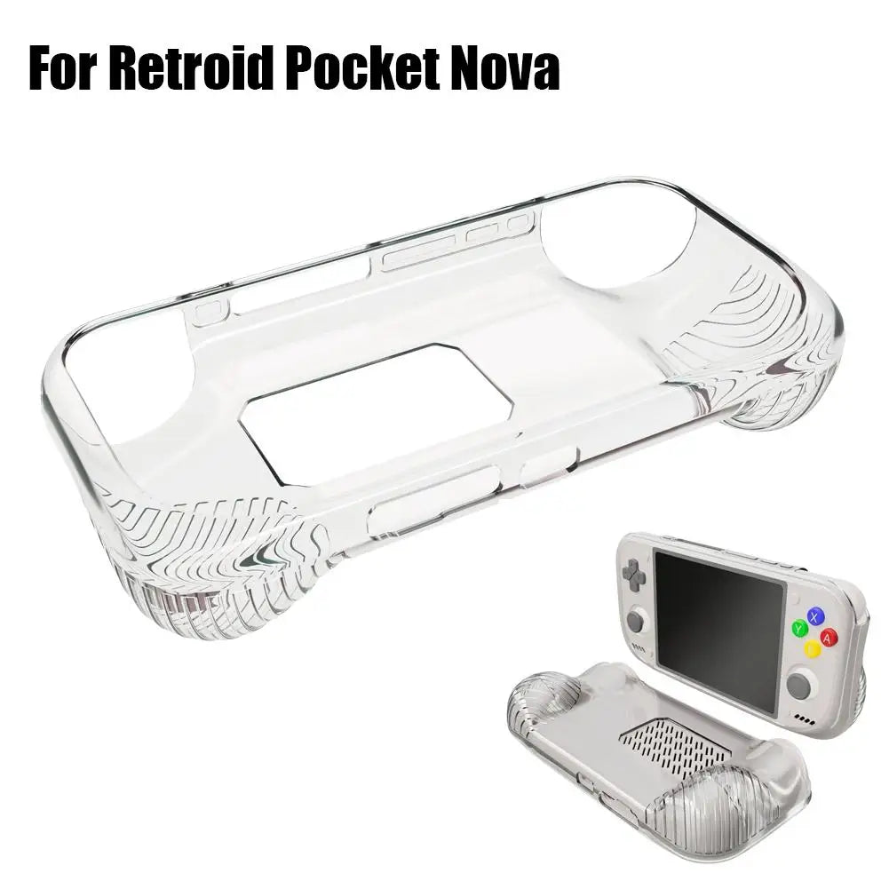 TPU Case for Retroid Pocket Nova – Clear Protective Soft Shell Console Protective Case PLUSH A