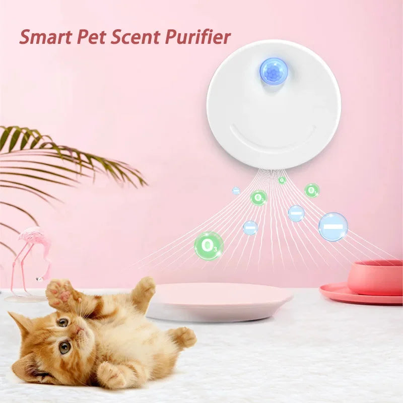 Smart Cat Litter Box Odor Eliminator & Air Purifier Pet Odor Purifier PLUSH