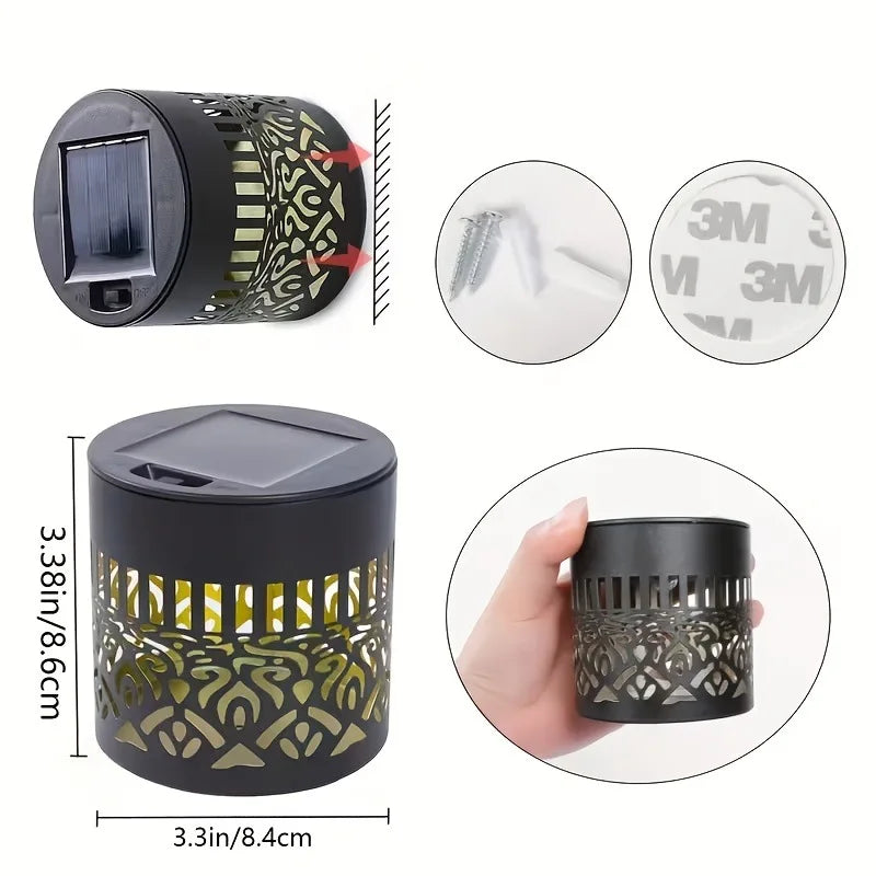 Solar Mandala Sunflower Wall Light – Outdoor Garden Decor Solar Wall Light PLUSH