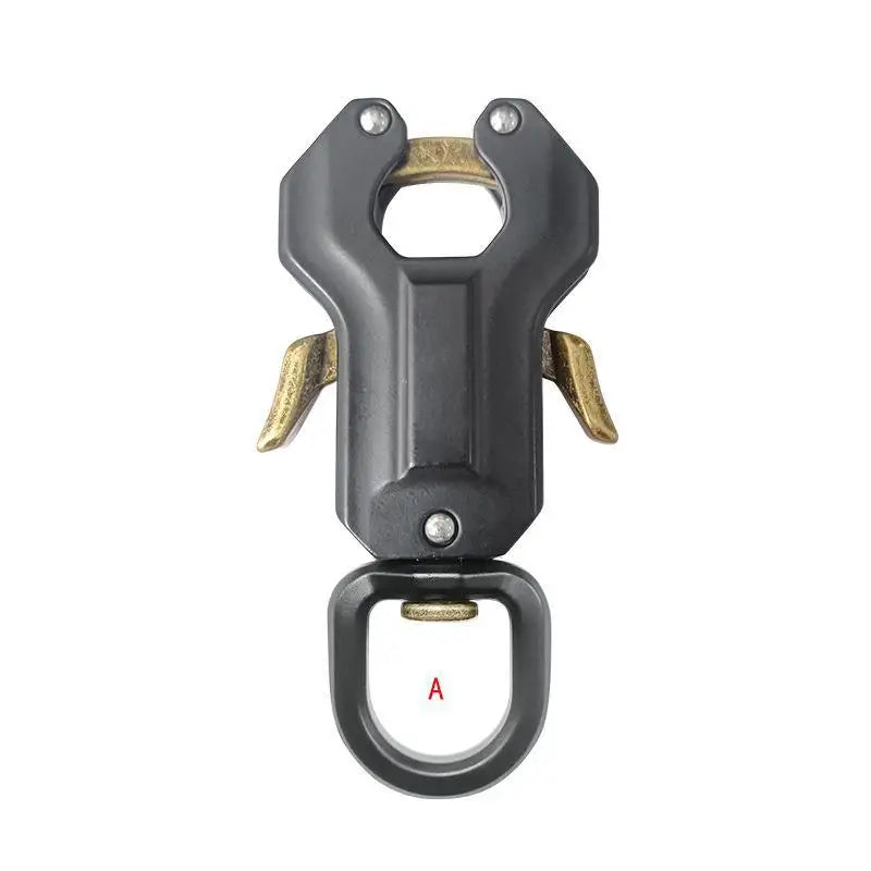 Heavy Duty Dog Leash Swivel Frog Clip Quick Release Buckle Dog Leash Buckle PLUSH A