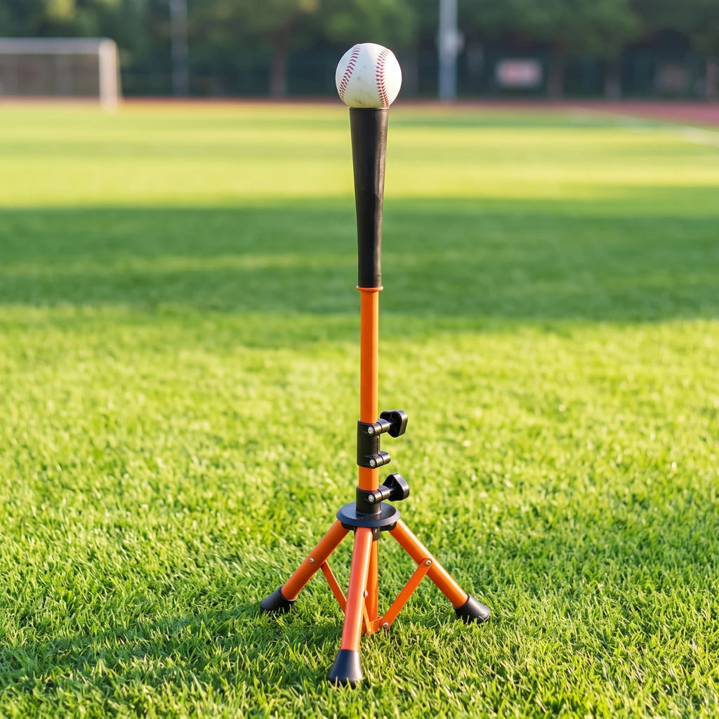 Adjustable Tripod Batting Tee – Heavy-Duty Baseball Training Baseball Batting Tee PLUSH