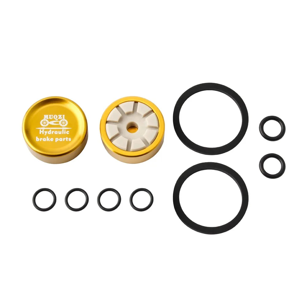 MTB Hydraulic Disc Brake Caliper Seal Kit – Aluminum Alloy Brake Caliper Seal Kit PLUSH Gold