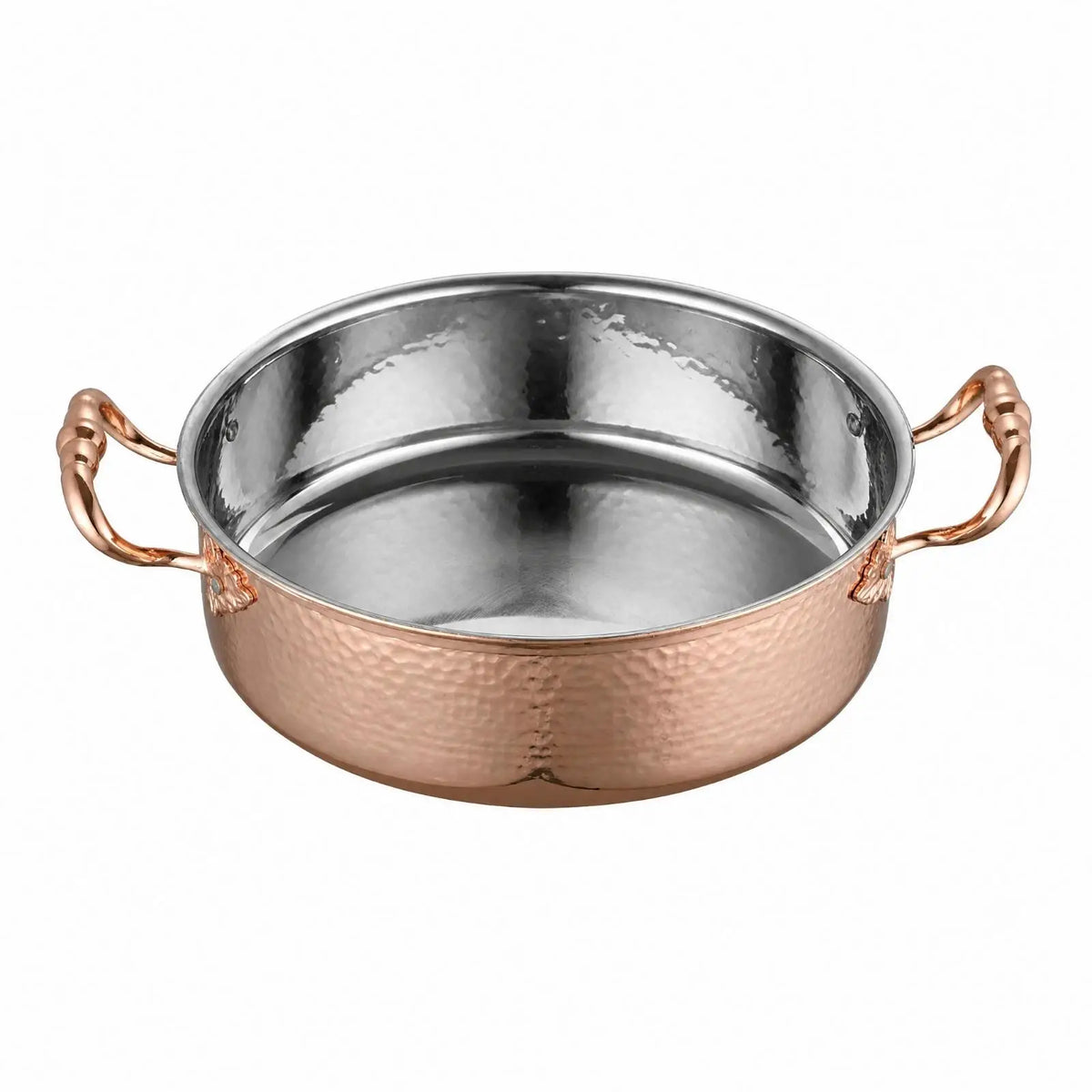 Stainless Steel Hot Pot with Leaf Handles | Shabu Shabu Hot Pot Cookware PLUSH