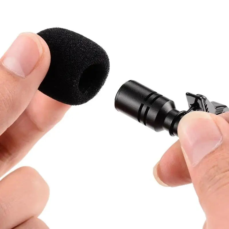 Mini Clip-On Lapel Condenser Mic – USB, 3.5mm & Type-C Lapel Condenser Mic PLUSH