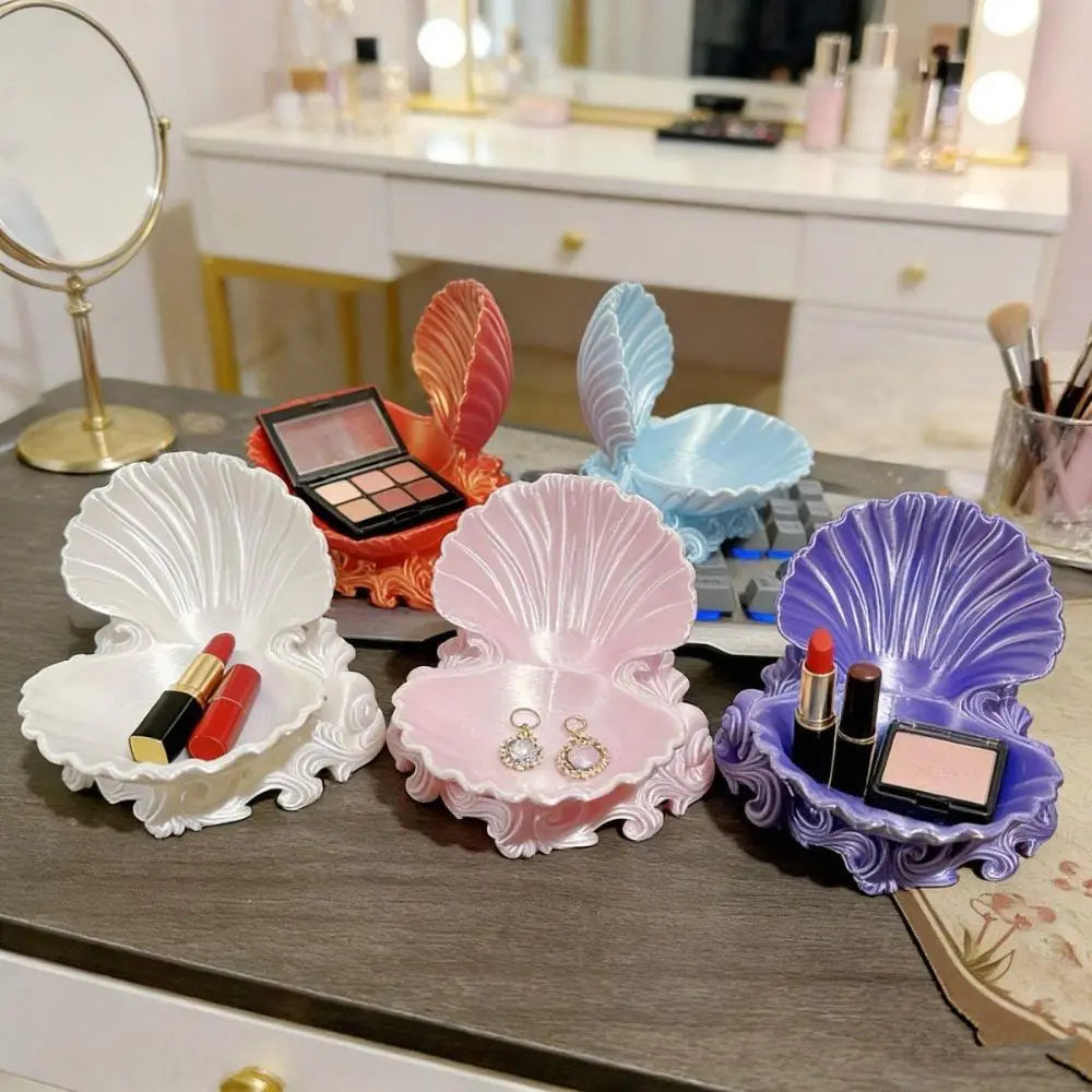 3D Printed Shell Jewelry Tray | Ocean Wave Organizer Jewelry Organizer Tray PLUSH