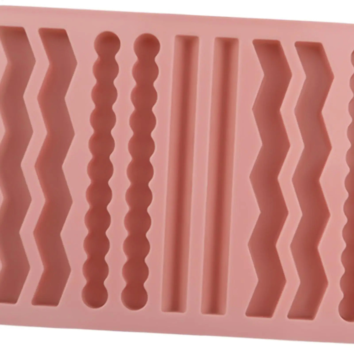 Silicone Chocolate Bar Mold 12-Cavity Long Strip Baking Tray Silicone Baking Mold PLUSH