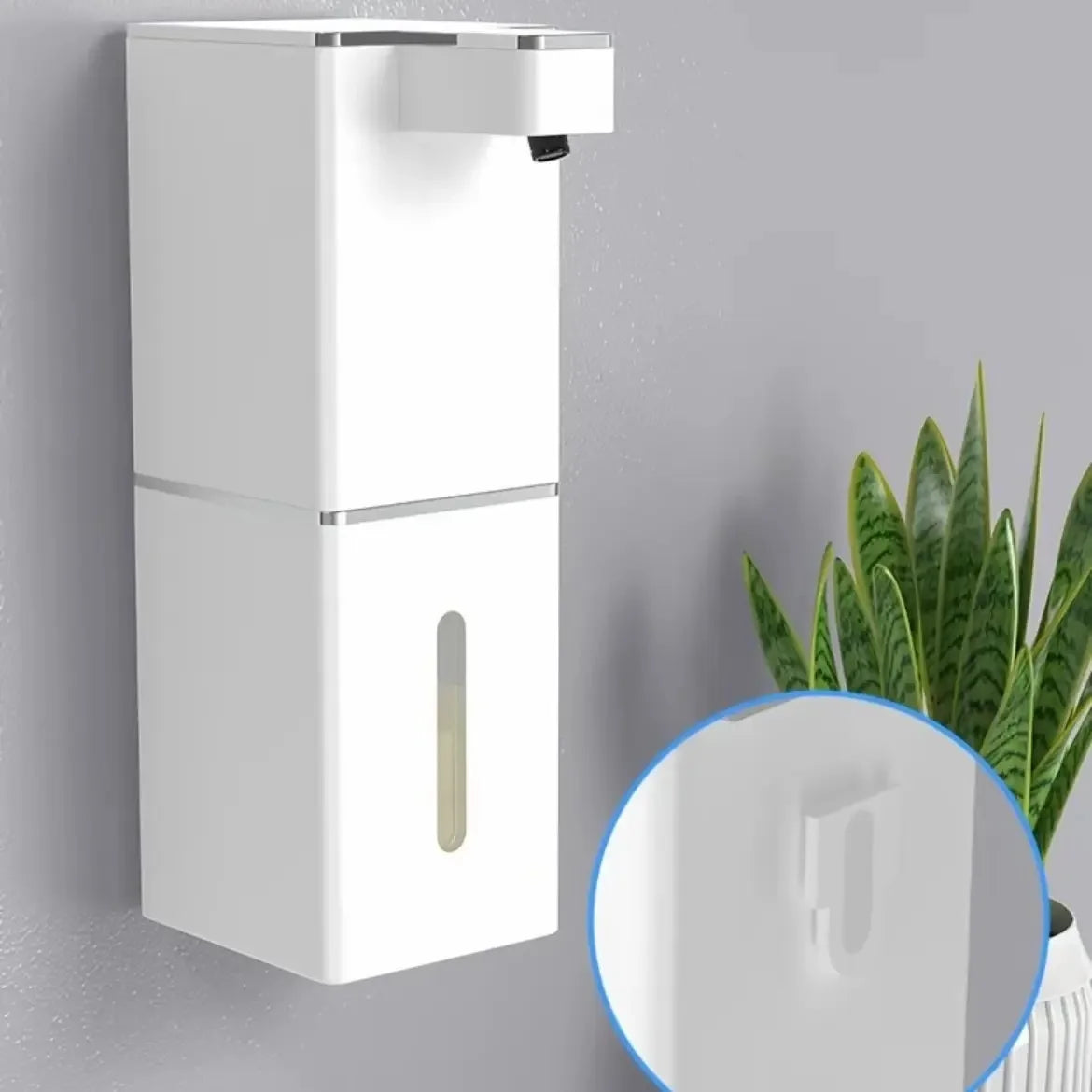 USB Rechargeable Automatic Foam Soap Dispenser – Desktop Foam Soap Dispenser PLUSH