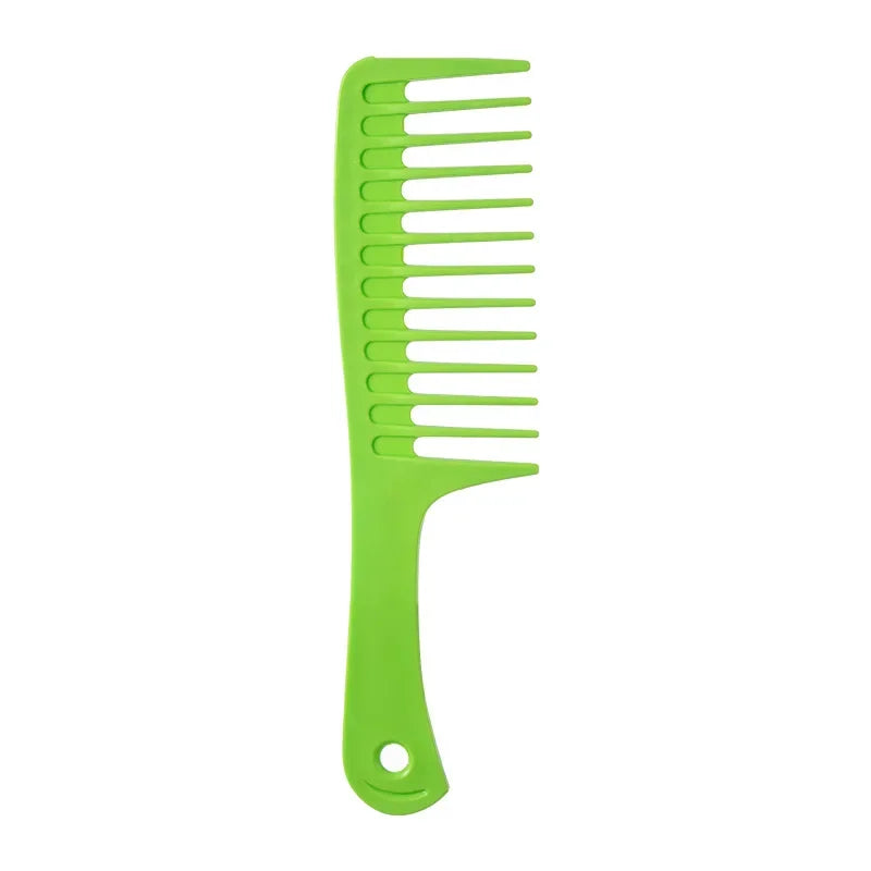 Wide Tooth Comb – Heat Resistant Detangling Brush for Curly Hair Hair Detangling Comb PLUSH green