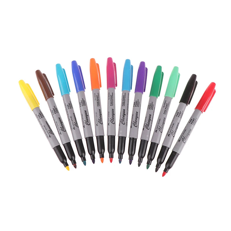 Erasable Skin Marker Pens – Microblading & Body Art (6/12pcs) Skin Marker Pen PLUSH