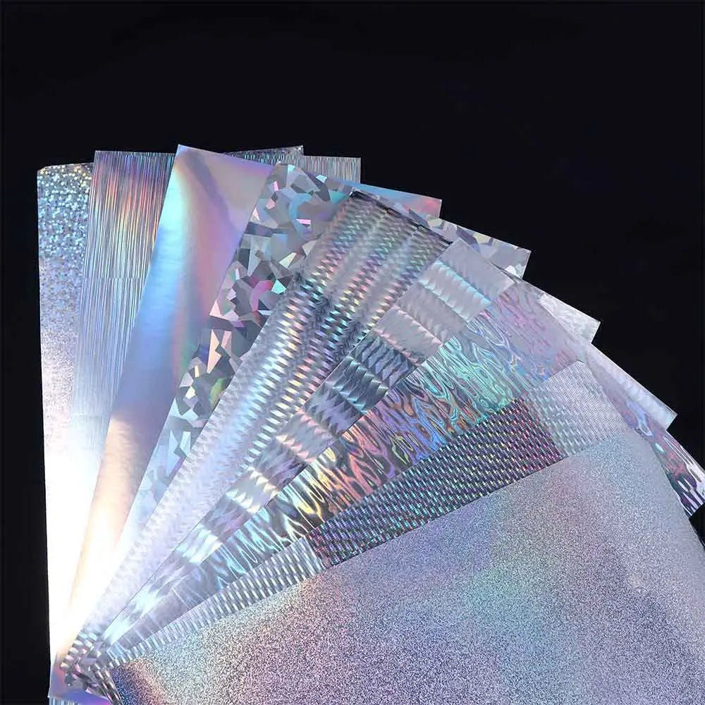 Holographic Silver Fishing Lure Stickers 5pcs – DIY Tape Fishing Lure Sticker PLUSH