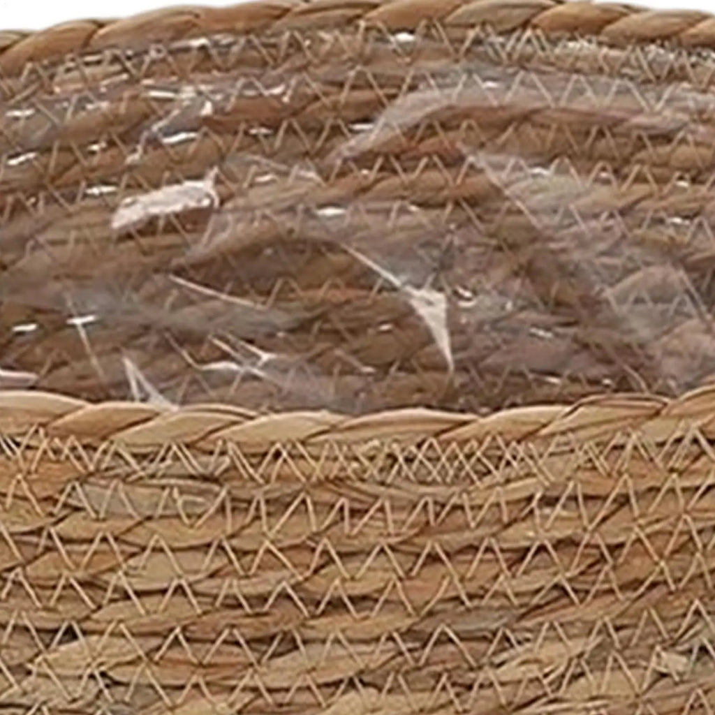Wicker Rattan Planter Basket | Natural Straw Flower Pot Wicker Planter Basket PLUSH