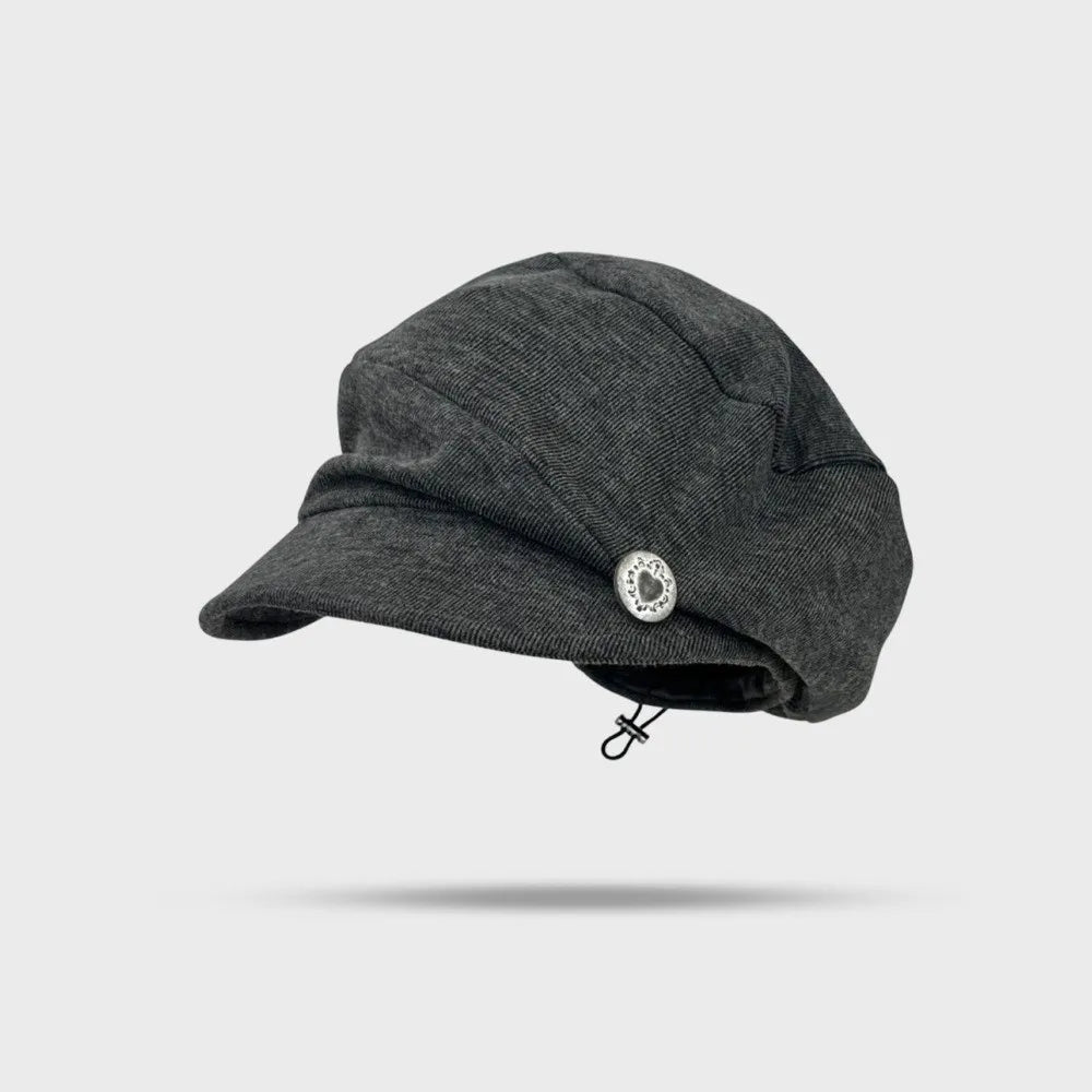 Women's Solid Color Newsboy Beret Octagonal Hat | All Seasons Newsboy Beret Hat PLUSH