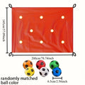 Team Building Throw Ball Cave Mat Game Set – 200×145cm, 6 Balls Team Building Game Set PLUSH Red