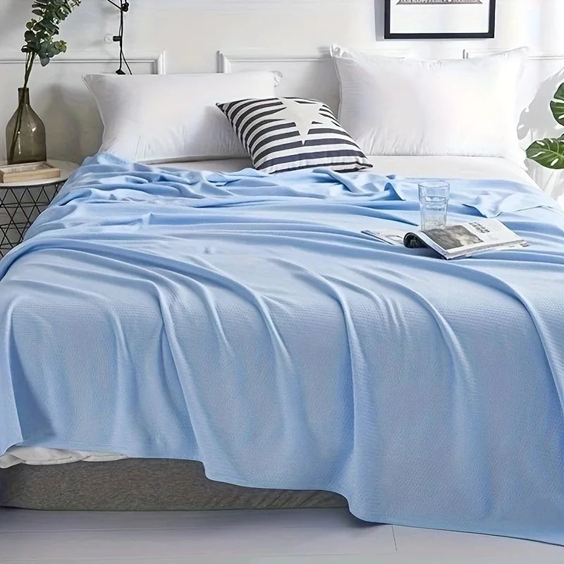 Bamboo Cooling Blanket for Adults – Lightweight & Breathable Cooling Blanket PLUSH