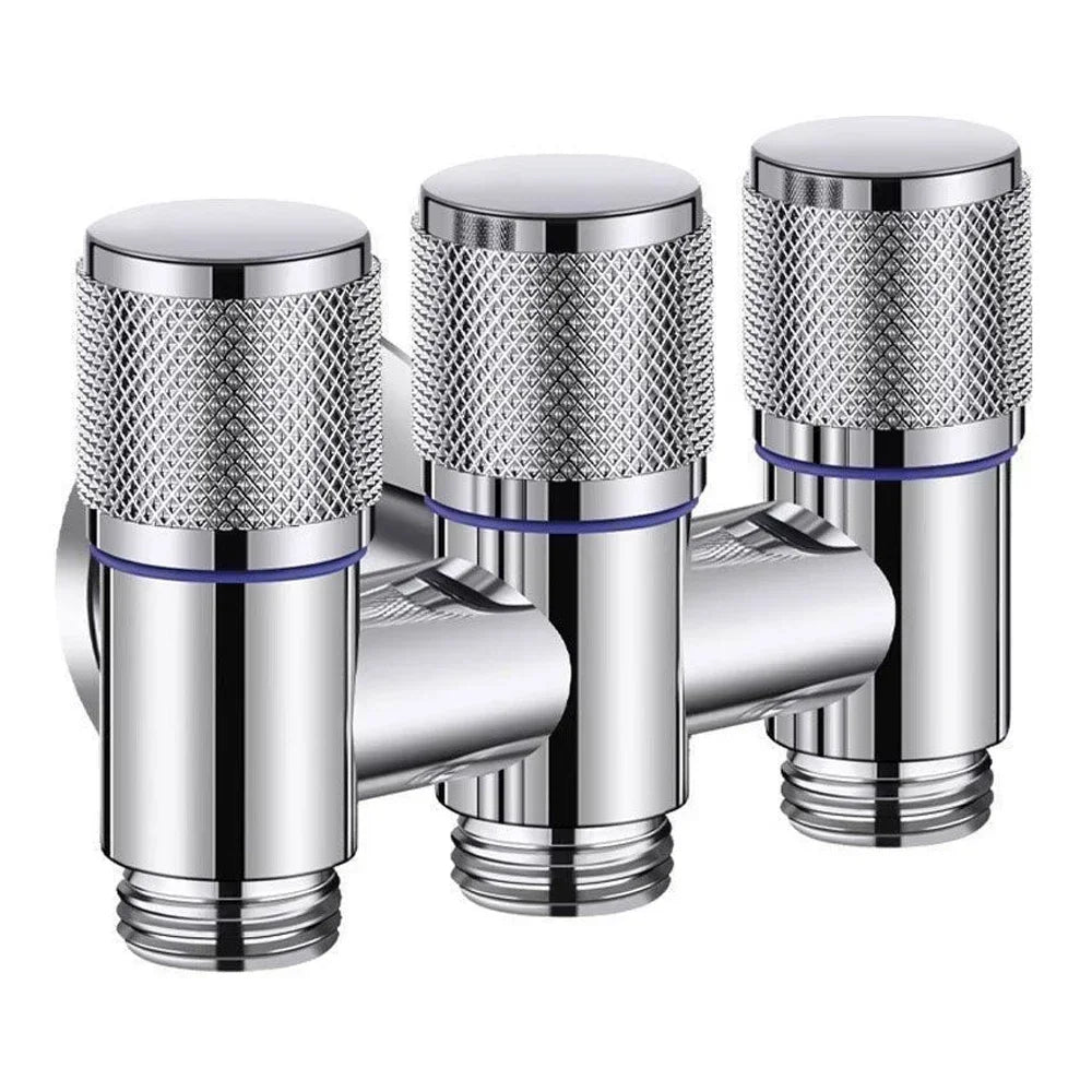 Toilet Corner Valve 1-In 2-Out Double Outlet Filling Valve Toilet Corner Valve PLUSH A Style