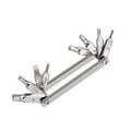 RIDERACE 8-in-1 Bike Multi-Tool CR-V Steel Hex Wrench Kit Bicycle Multi-Tool PLUSH silver