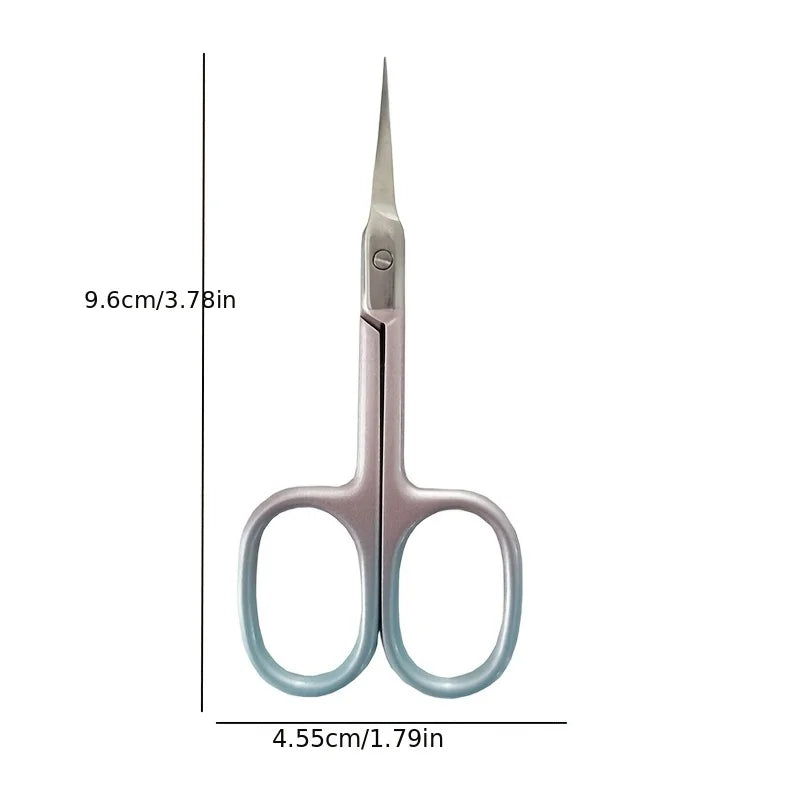 Gradient Pink Curved Stainless Steel Cuticle Scissors | Ouriner Cuticle Scissors PLUSH