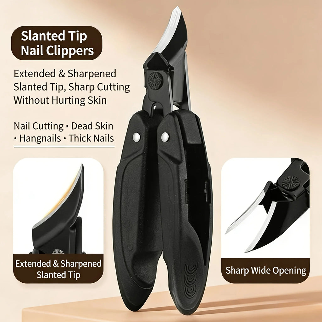 Ouriner Toenail Clippers – Thick Nails, Sharp Blade & Grip Nail Clipper PLUSH