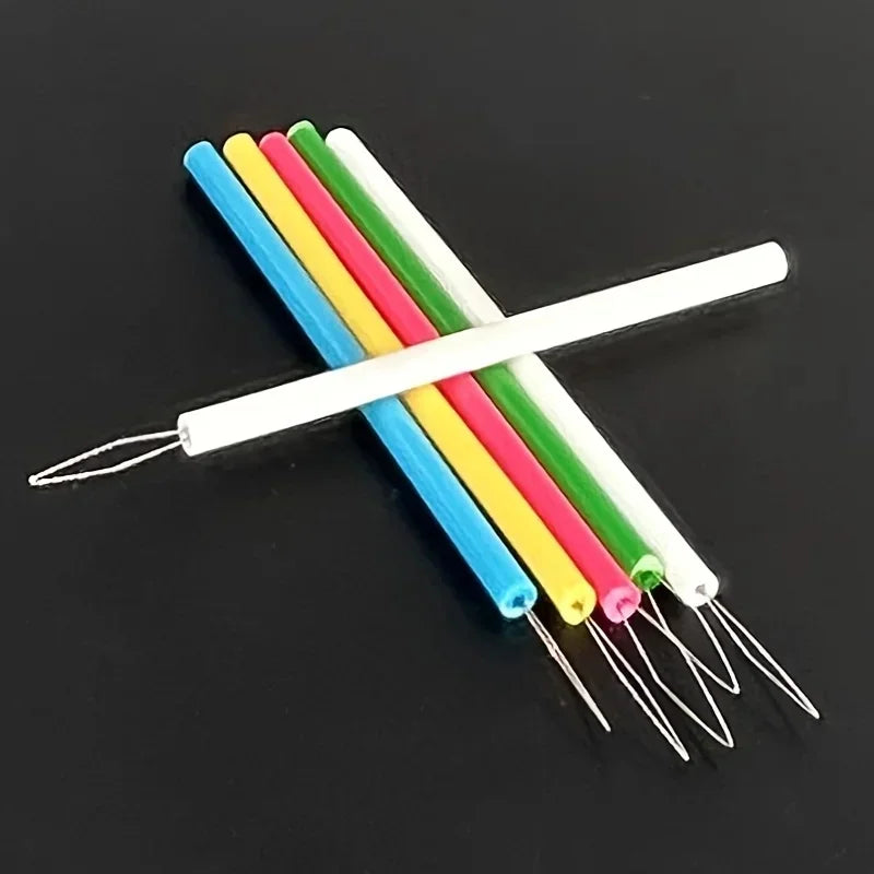 5-Piece Plastic Threading Tool Set – Sewing & Beadwork Sewing Threading Tool PLUSH