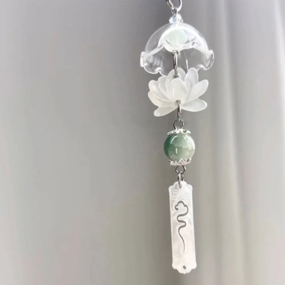 Star Wishing Bottle Wind Chime Keychain – Bag & Phone Charm Decorative Keychain Charm PLUSH Style 8