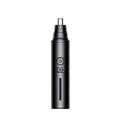 Raugee 3-in-1 USB Nose & Ear Hair Trimmer for Men – Black Nose Hair Trimmer PLUSH Black