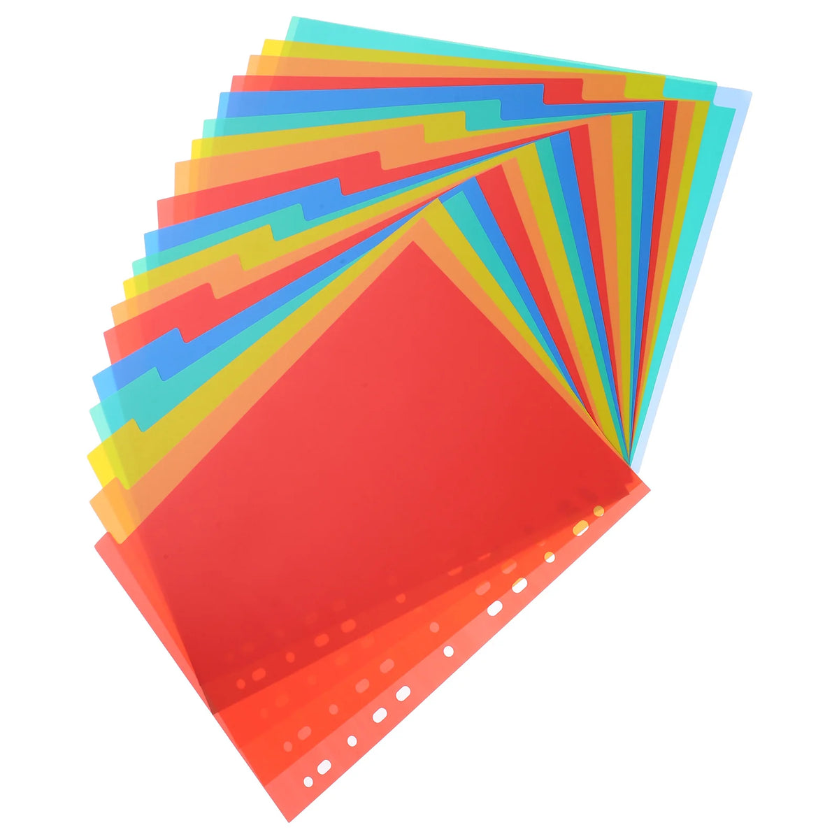 20-Pack A4 11-Hole PP Index Dividers – Binder Tabs & Separators Binder Index Dividers PLUSH
