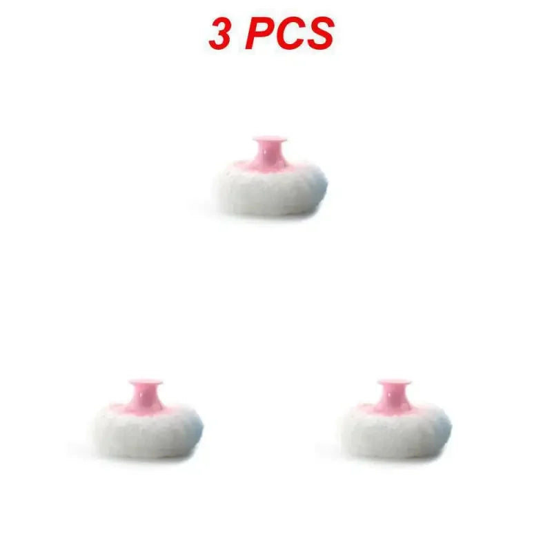 Velvet Powder Puff Set – Soft Sponge Makeup Applicator 1/3/5 Pcs Makeup Applicator Puff PLUSH Style B 3pcs
