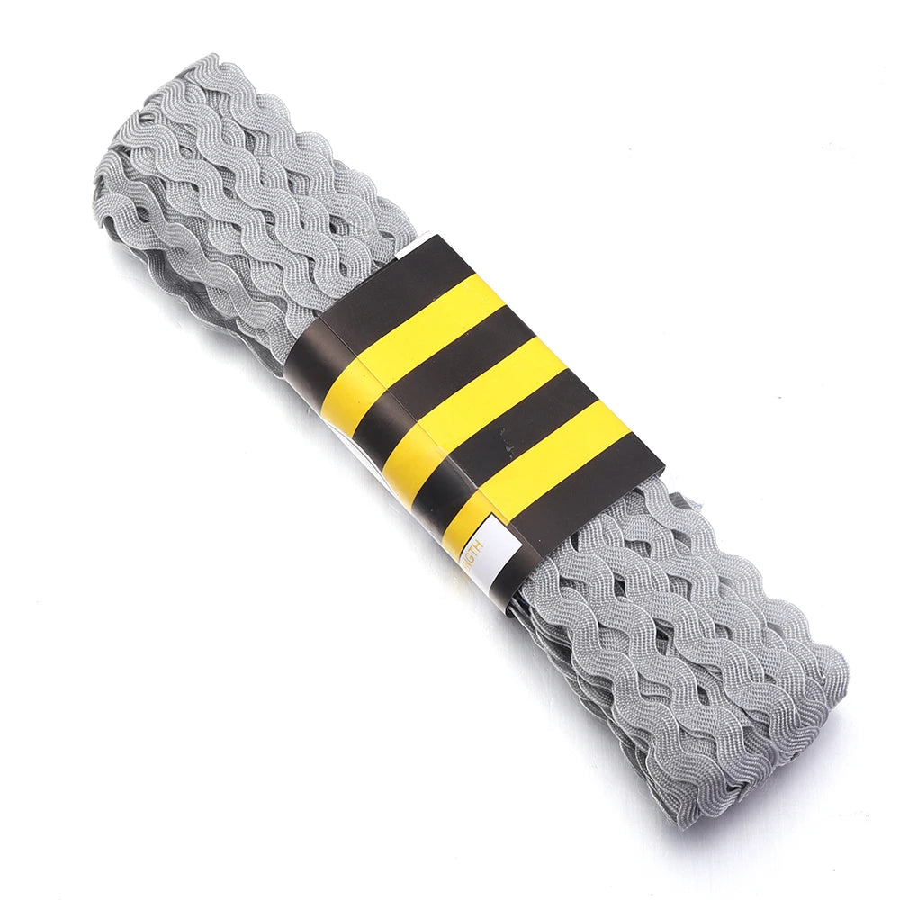 15 Yards 5cm Ric Rac Zig Zag Trim Ribbon – DIY Craft Sewing Ric Rac Trim Ribbon PLUSH Grey 5mm 15yards