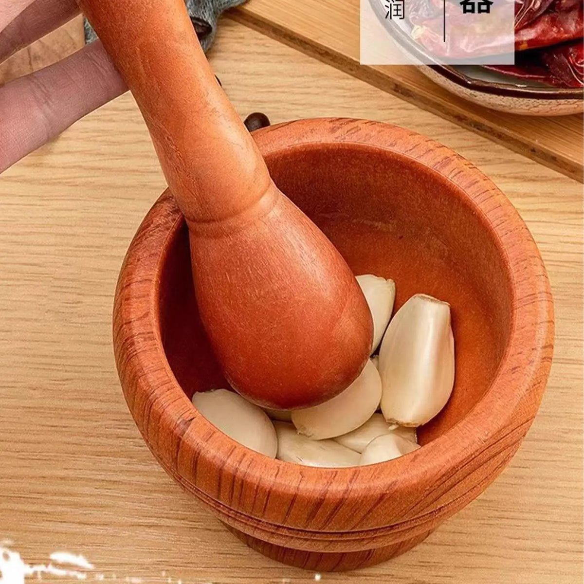 Mortar & Pestle Set – Spice Grinder & Herb Crusher Bowl Mortar & Pestle Set PLUSH