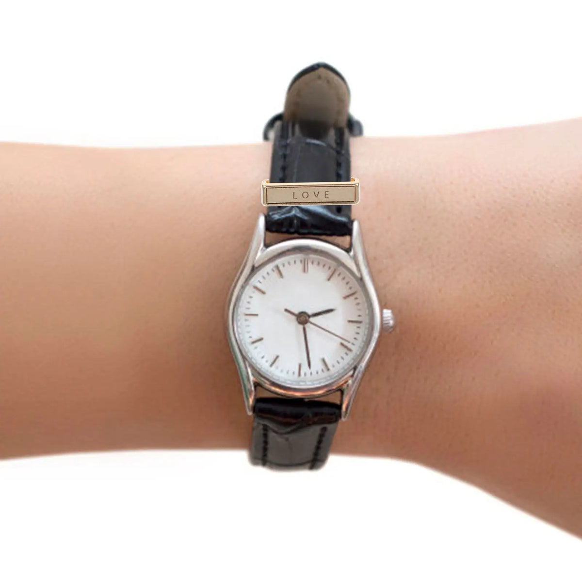 5Pcs Alloy Watch Band Charm Decorative Rings for Smartwatch Watch Band Charms PLUSH