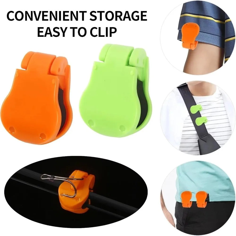 5pcs Anti-Slip Fishing Rod Holder Clips – Quick-Attach Grip Fishing Rod Clip PLUSH