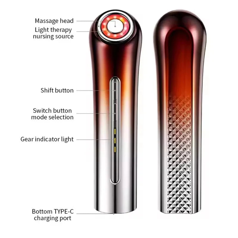 Rechargeable Multifunctional Facial Massage Beauty Device Facial Beauty Massager PLUSH