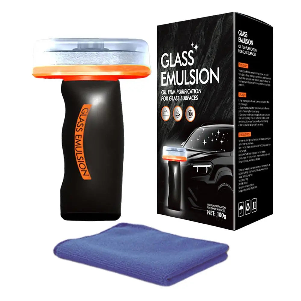Auto Glass Oil Film Cleaner – Hydrophobic Windshield Paste Auto Glass Cleaner PLUSH 100g