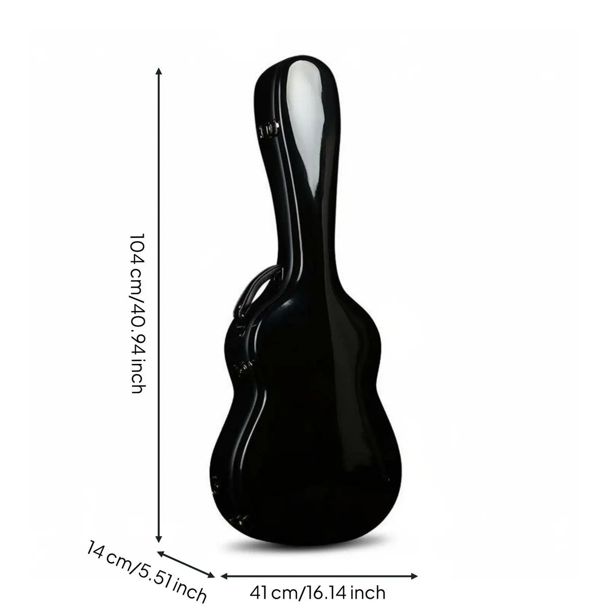 Waterproof Hard Acoustic Guitar Case | Air Travel Ready Hard Guitar Case PLUSH