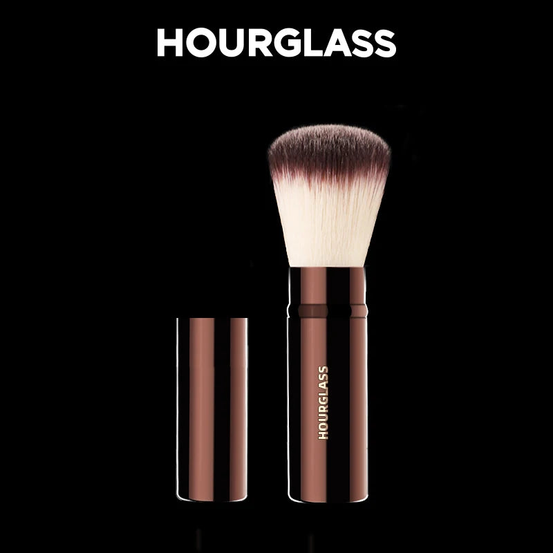 Retractable Kabuki Foundation Brush No.22 – Soft Fiber Kabuki Makeup Brush PLUSH