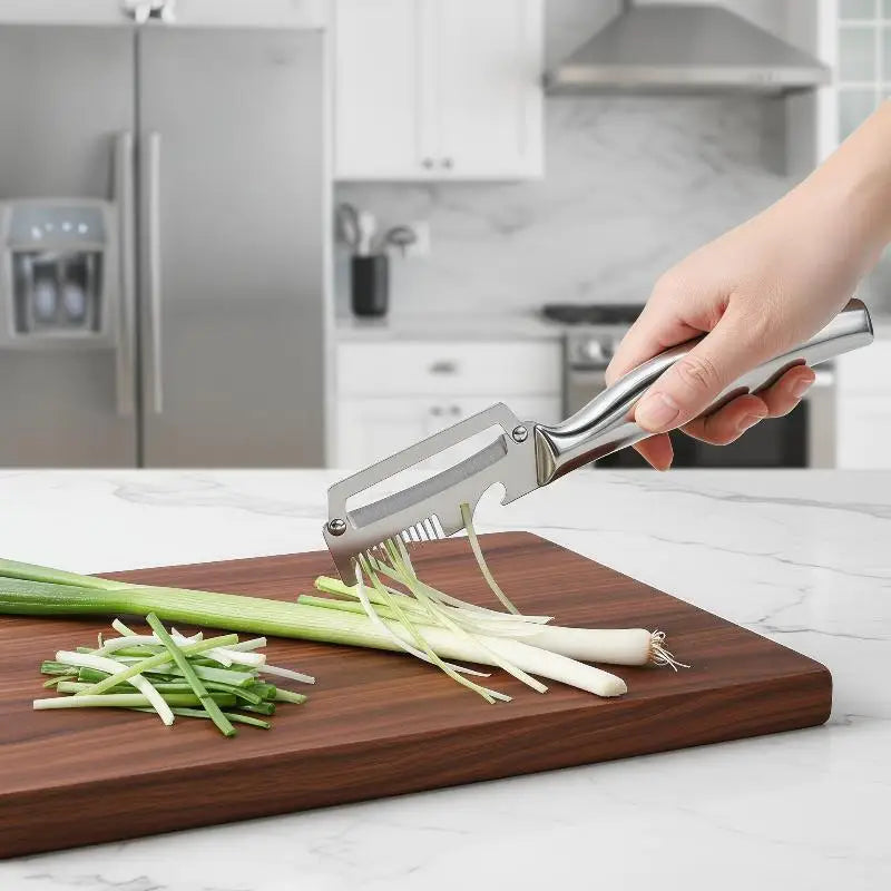 3-in-1 Stainless Steel Vegetable Peeler Slicer Shredder Vegetable Peeler PLUSH