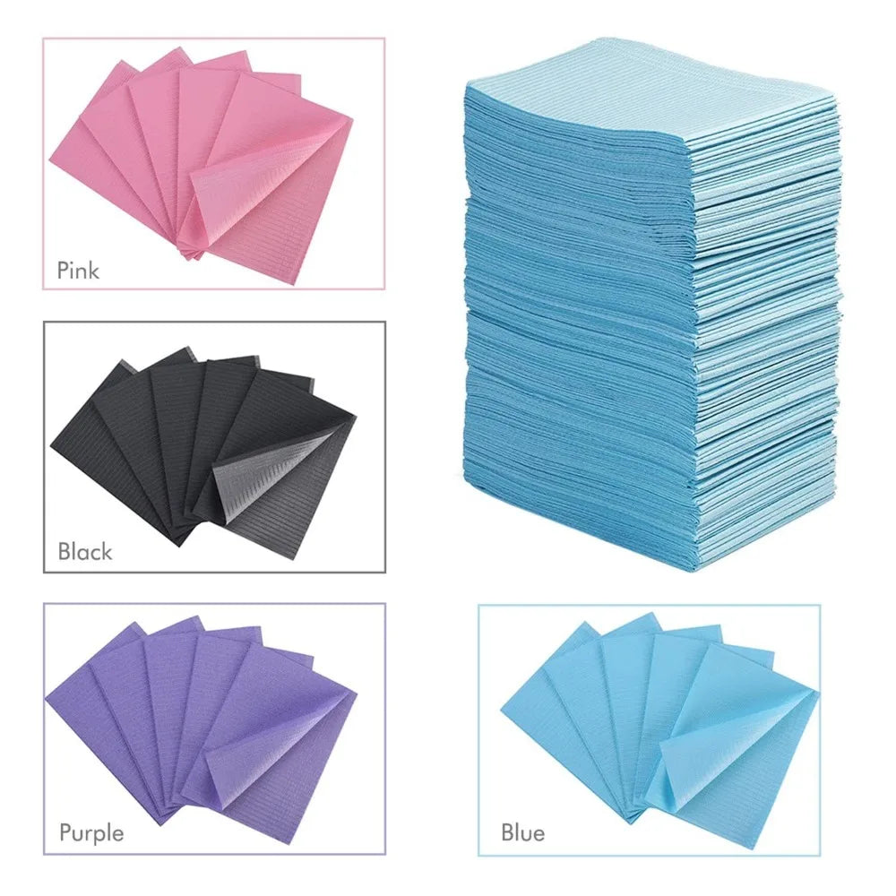 20pcs Disposable Nail Art & Tattoo Table Mat – Waterproof Pad Nail Art Mat PLUSH