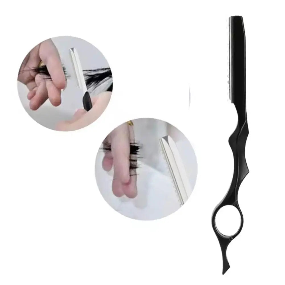 Professional Hair Thinning Razor Comb – Salon Barber Tool Hair Thinning Razor PLUSH