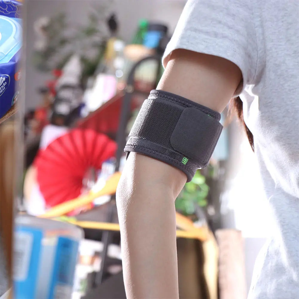 Compression Elbow Brace Strap – Breathable Support Men & Women Elbow Compression Brace PLUSH