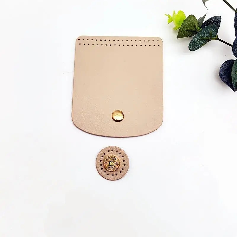PU Leather Bag Flap Cover with Magnetic Snap – DIY Crochet Bag Bag Flap Accessory PLUSH A4